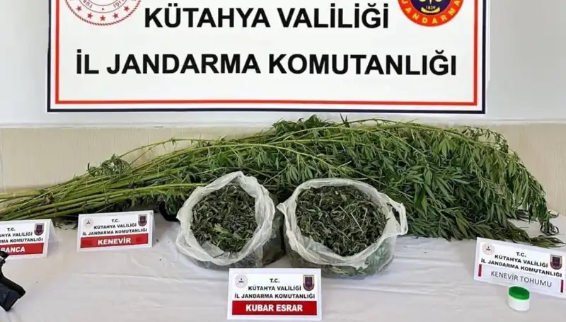 Kütahya’da Büyük Uyuşturucu Operasyonu: Bir Kişi Ağ Yüzünden Yakalandı