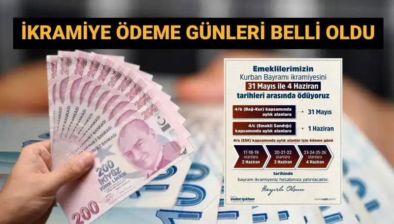 Emekli Bayram İkramiyeleri Hesaplara Yatıyor! Tarihler ve Detaylar Burada