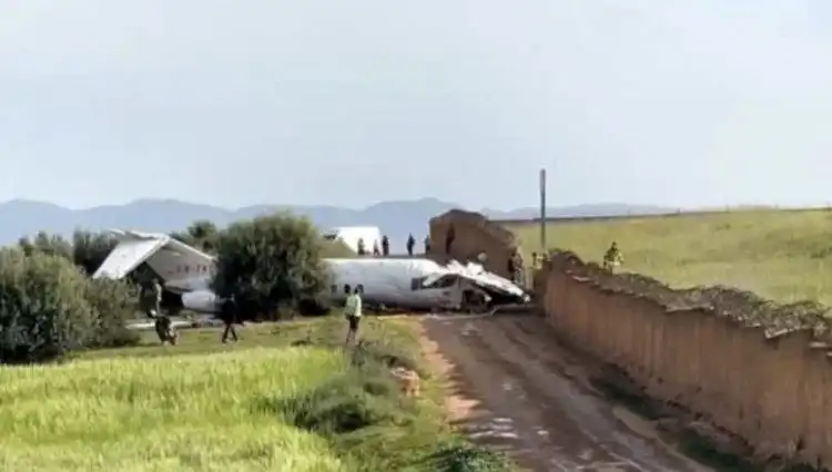 Pistten Çıkan Uçak Duvara Çarptı: Yolcuların Yaşadığı Korku Dolu Anlar