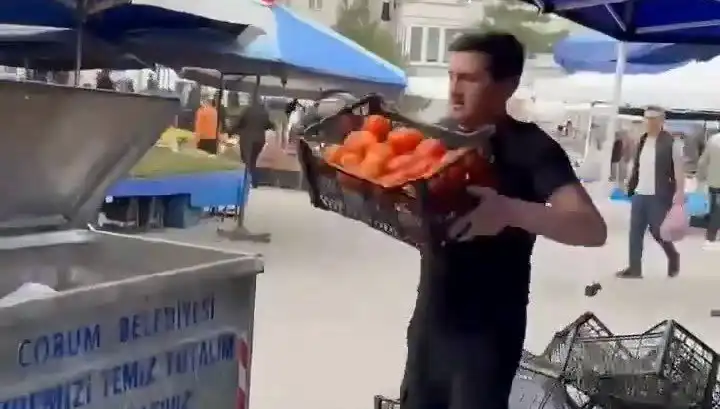 Domatesleri Çöpe Döken Pazarcıya Uygulanan Cezanın Düşündürdükleri