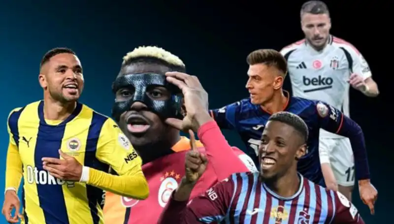 Süper Lig'de Gol Krallığı Yarışı: Osimhen, Banza ve En-Nesyri’nin Son Durumu