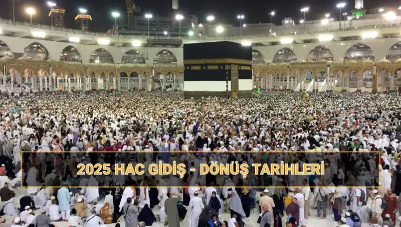 2025 Hac Fiyatları Açıklandı! Hac Gidiş ve Dönüş Tarihleri Neler?