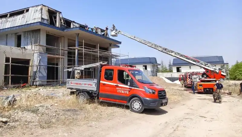 Gölbaşı'nda Villalar Kayıplara Karıştı: Yangın Alarmı!