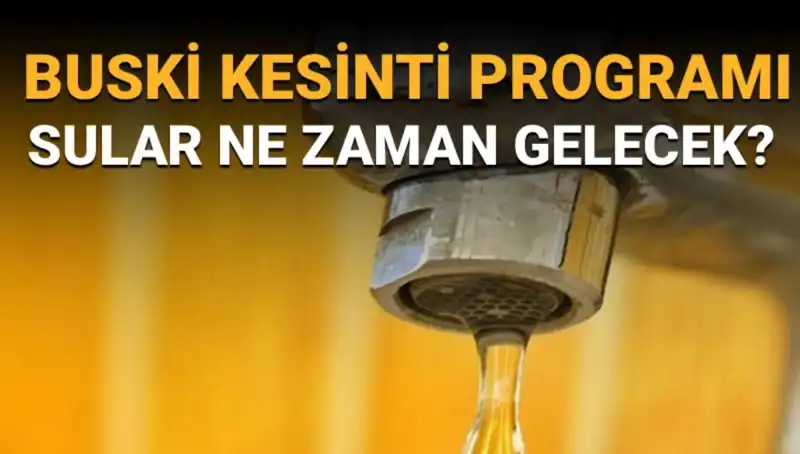 Bursa Nilüfer'de Su Kesintileri Ne Zaman Bitecek? BUSKİ Açıklama Yaptı