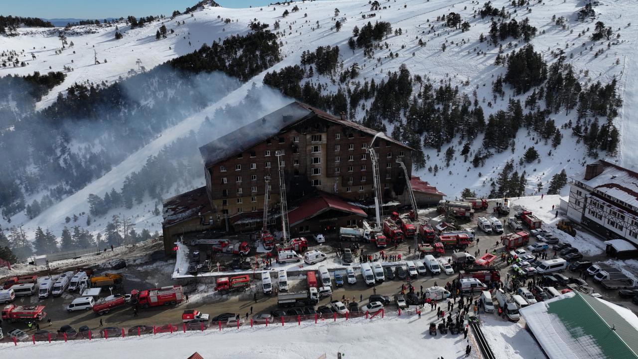 Kartalkaya'da otel yangınıyla ilgili 6 zanlı daha tutuklandı