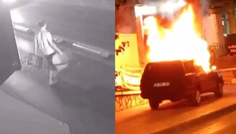 Boşanma Sürecinde Olaylı Anlar: Eşinin Aracını Yaktı!