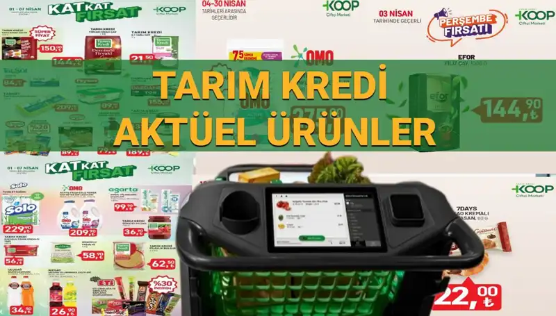 Tarım Kredi Kooperatifi Marketleri, Nisan Ayında İndirimlerle Dolup Taşıyor!